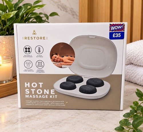 Irestore hot stone massage - hot, kit
