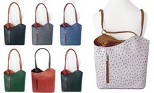 Ostrich Print Backpack