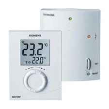 Siemens RDH100RF/SET Easy Electronic RF Room Thermostat c/w Receiver TPI Control
