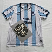 Middlesbrough 2024-25 Away Shirt Erreà Light Blue UNIBET Jersey Size Large