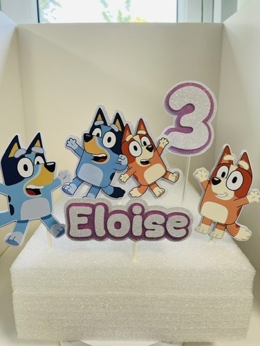Bluey themed piece cake - 5,