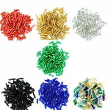 Trimits 7mm Twisted Glass Bugle Beads  7 Colours