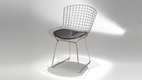 Chair harrybertoia made in - -,