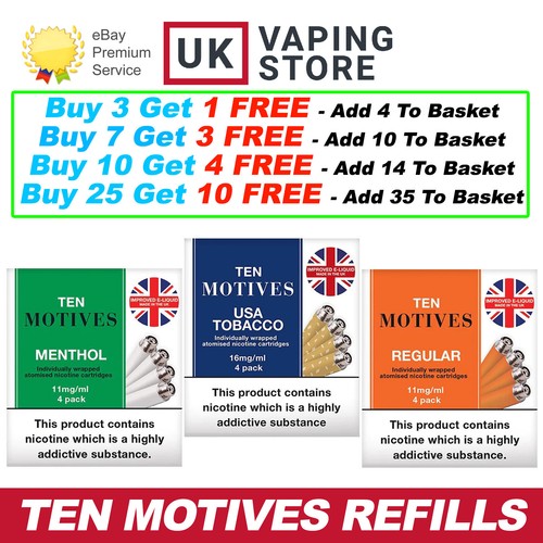 Ten motives refills - refills, regular