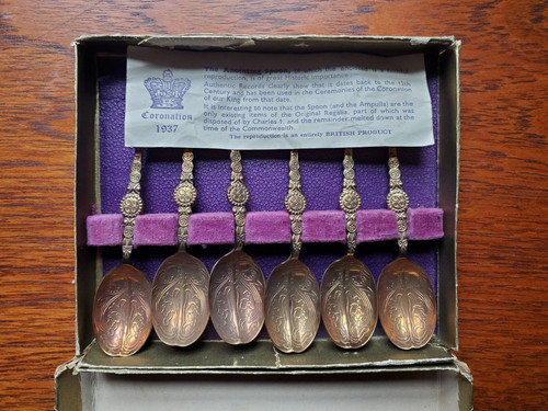 Antique spoon 1937 - spoon,