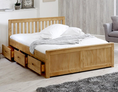 Mission pine wooden storage - pine,