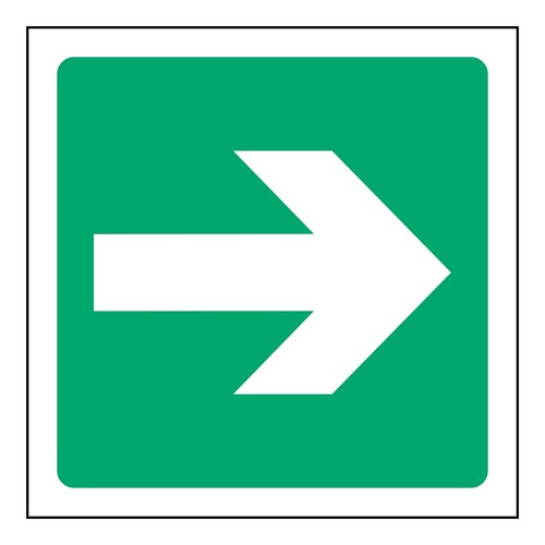 Right arrow sign - sticker, |