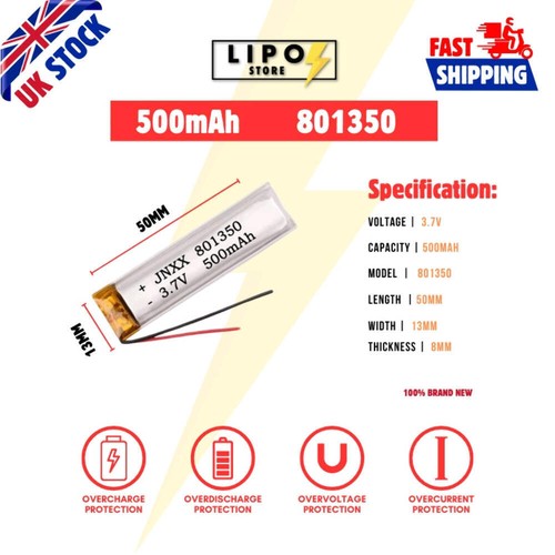 801350 500mah lipo - ⚡,