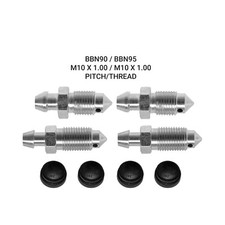 BRAKE CALIPER BLEED NIPPLES SCREWS FITS: HONDA CIVIC 1.8 VTI MB6 96-00 NIP2038P