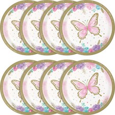 Butterfly Party Paper Plates