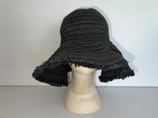 Primark Women's Black Floppy Wide Brim Summer Sun Beach Holiday Hat OLS-HT025