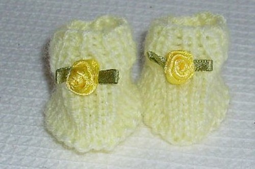 Dolly togs knitted - knitted, bootees