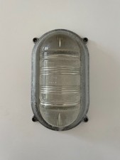 Vintage Circa 1930s Coughtrie Glasgow Grey Utility SP Bulkhead Glass Light Shade