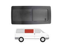 Right Side Panel Opening Dark Tint Window Glass for VW Transporter T4 (90-03)