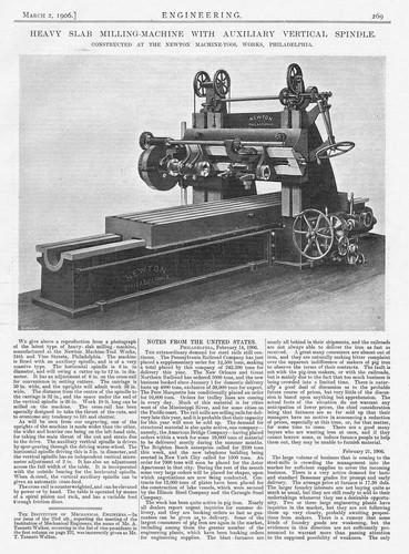 1906 antique engineering print - 1906,