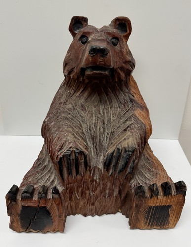 Vtg hand carved wooden - vtg,