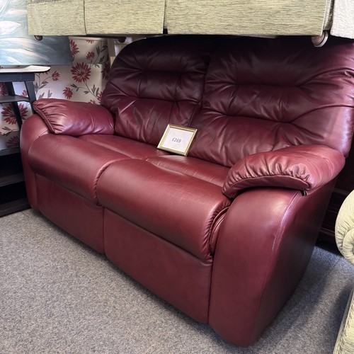 Plan leather seater sofa - 2,
