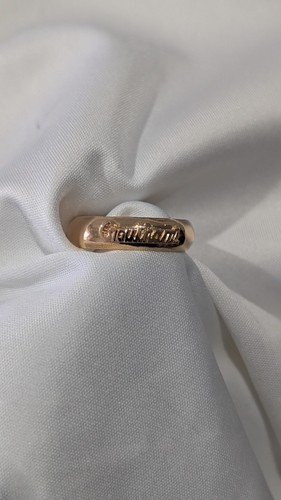 22ct yellow gold band ring - yellow,