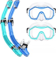 Lealinga 2Pack Dry Snorkel &
