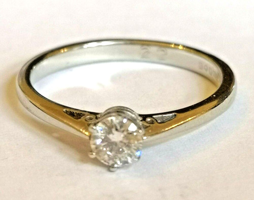 Diamond solitaire ring 22 - solitaire, 0.22