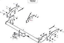 Towtrust Fixed Flange Towbar For Elddis Autoquest 140 Motorhome 2017 - Onwards