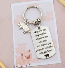 Pig Keyring, Lucky Keychain