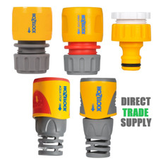 Hozelock Hose Connectors / Fittings - Aquastop 1/2" x 3/4"  Tap Connector Packs