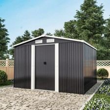 8x8ft anthracite metal garden - anthracite,