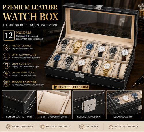 Slot watch box - box, case