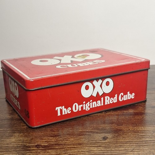 Vintage oxo cubes red - vintage,