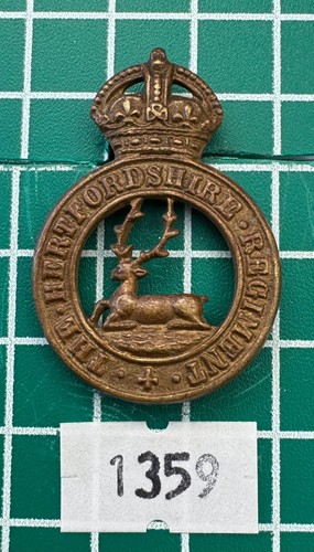 The hertfordshire regiment cap - hertfordshire,