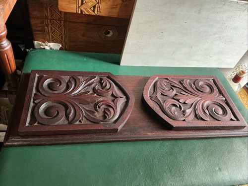 Antique hand carved wooden