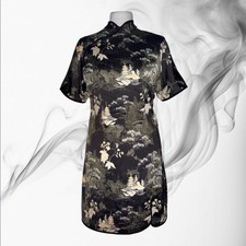 Zara Black Oriental Pagoda