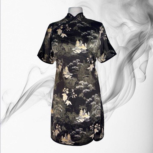 Zara black oriental pagoda - oriental,