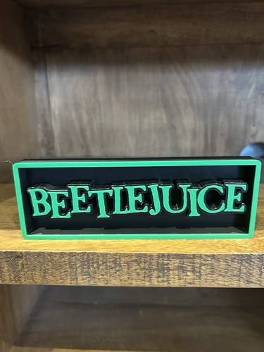 Beetlejuice display sign new - sign,