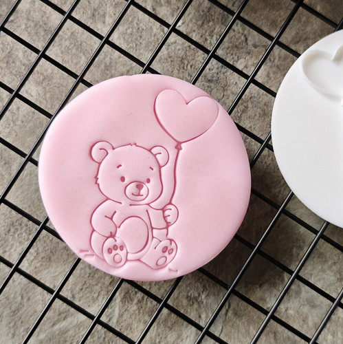 Teddy bear heart balloon - teddy,
