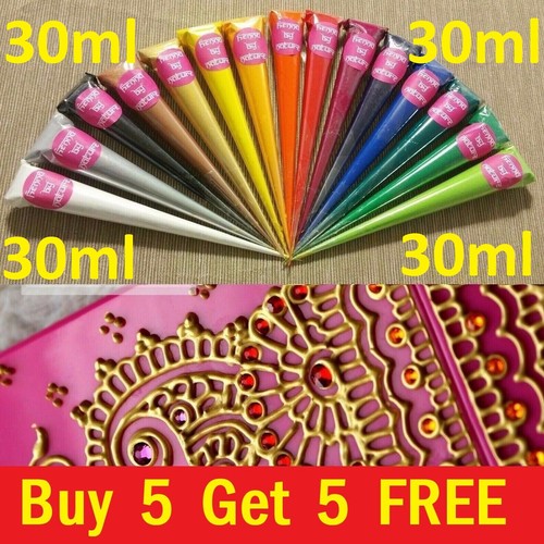 30ml acrylic henna paint - henna, cones