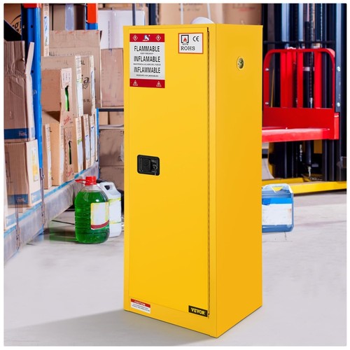 Yellow flammable cabinet - yellow,