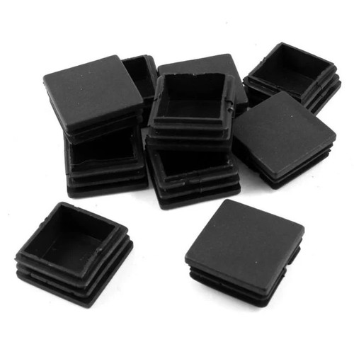 Square end caps - caps, plastic