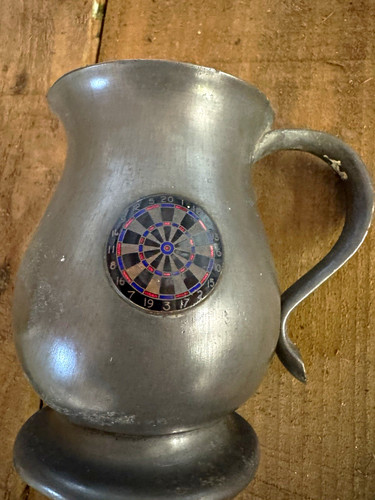 Pewter beer tankard - tankard, mug
