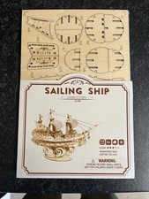 Wooden 3d Model Sailing Ship