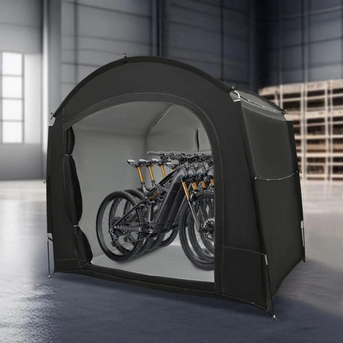 Bike storage shed for 4 - bike, 1-4