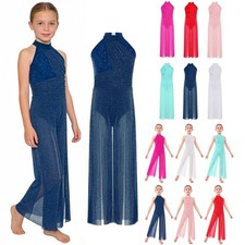 Girls Sparkly Dance Unitards
