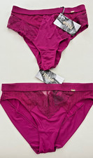 BNWT M&S Rosie @ Autograph dark raspberry high leg or high waisted brazilian