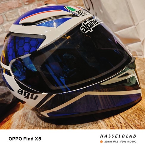 Agv helmet with - with, iridium
