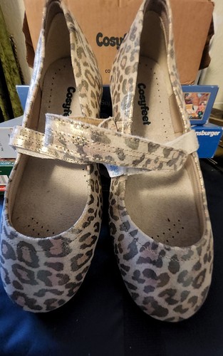 Cosyfeet ladies gold shimmer - ladies,