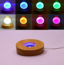 Wood Light Base Wooden LED Light Display Stand Lamp Holder