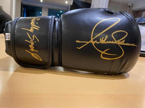 Anthony joshua signed - signed, glove