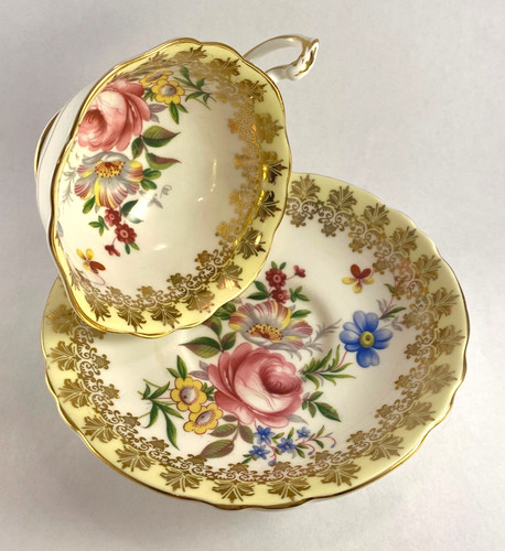 Paragon tea cup and saucer - paragon,