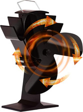 Heat Powered 3-Blade Stove Fan